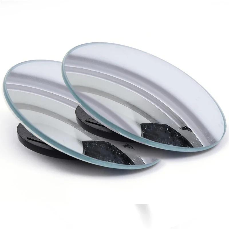 

2/4/6Pcs Round Frame Convex Blind Spot Mirror Safety Driving Wide-angle 360 Degree Adjustable Clear Rearview Mirror Car Accessories 2PCS