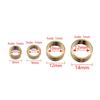 10pcs 5pcs 2 Hole Stainless Steel Round Frame Spacer Beads DIY Necklace Bracelet Earring Circle Connector Pendant Jewelry Making