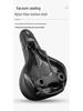 Comfort Plus Mountain Bike Saddle: Wide, Thickened with Handle and Groove