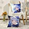 Cute F-Furina G-Genshin Impact Pillow Case Cushion Cover Soft Cute Throw Pillow Case For Car Sofa Pillowcase Polyester
