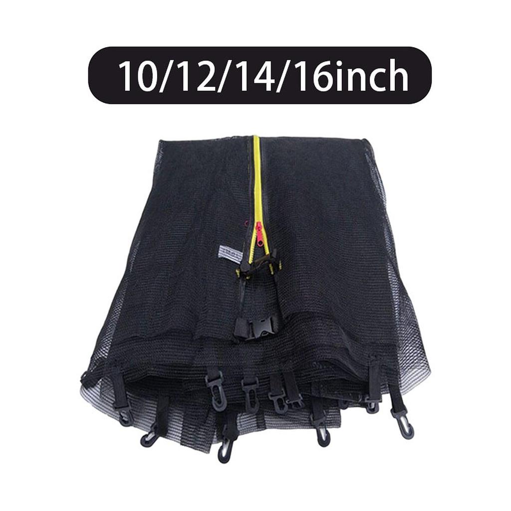 Breathable Replacement Trampoline Net Accessory with Zipper Feature