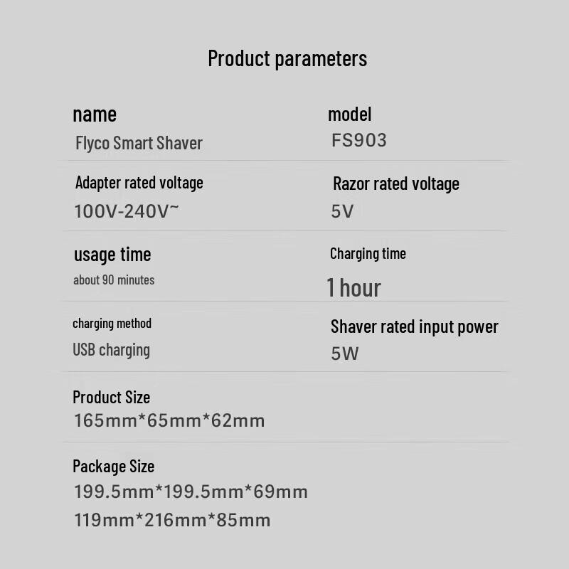 Feike Electric Shaver FS903