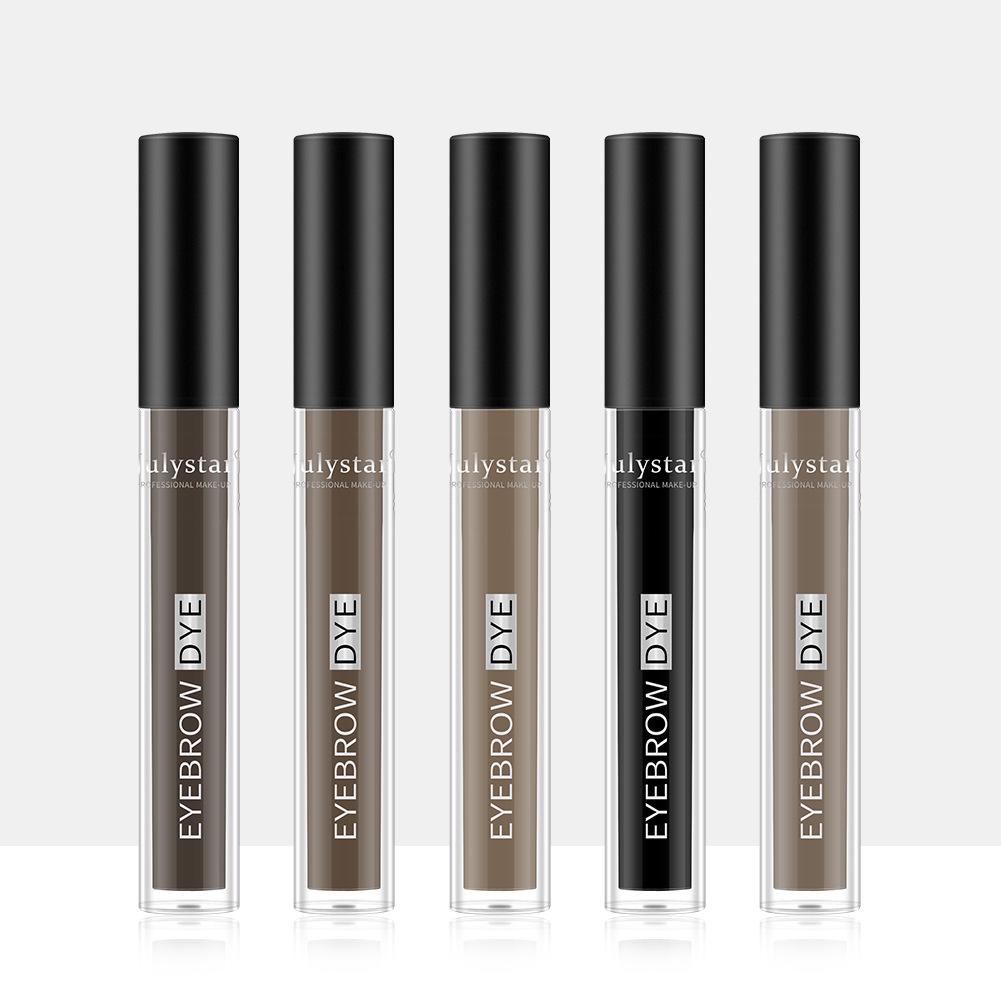 Beauty anti-sweat and long-lasting double-head eyebrow dye cream non-smudging natural three-dimensional wild dyeing styling eyebrow cream