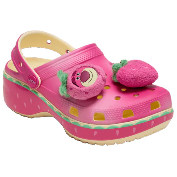 Toy Story x Crocs Sabot Platformă Classic Lotso Adidași Femei Roz Bej Verde 212240-90H