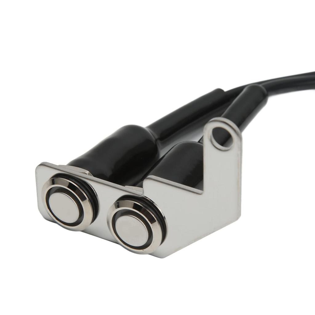 Entatial Fog Light ONOFF Switch, Waterproof LED Motorcycle Switch Long Lasting Safety Protection Stainless