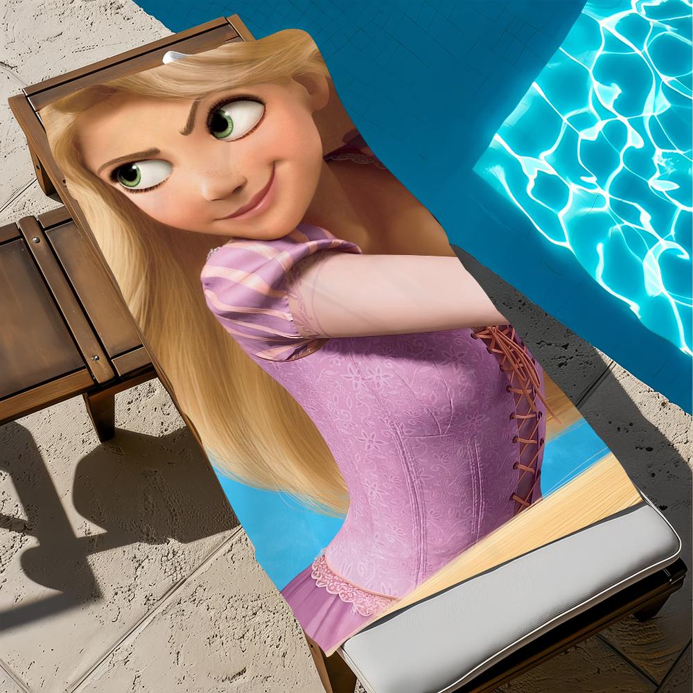T-tangled niedliches Anime Handtuch Strand Schnelltrocknend Weich Poolhandtücher Geschenk für Reise Fitnessstudio Dusche Camping Sport