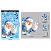 Christmas Snowflake Elk Snowman Glass Sticker Noel Ornaments Xmas Wall Stickers Merry Christma Decor Happy New Year Sticker