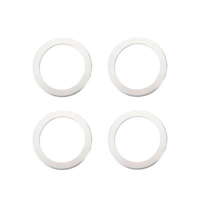 INFINAUTO Hub Centric Ring 100mm OD 78.1mm ID Car Wheel Hub Ring Aluminum Alloy Silver Tone 4pcs