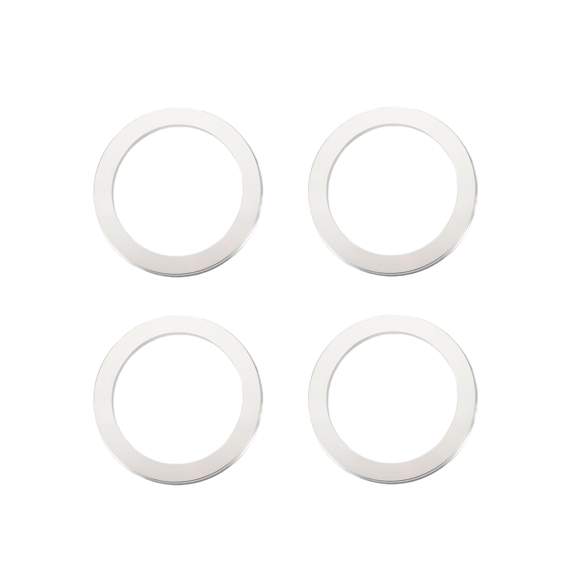 

INFINAUTO Центровочное кольцо 100 мм внешний диаметр 78,1 мм внутренний диаметр Кольцо ступицы автомобильного колеса Алюминиевый сплав Серебристый тон 4 шт.