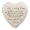 Thoughts Of You Graveside Heart Plaque - Our Baby Boy