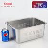 Deep Rectangular Stainless Steel Basin and Tray