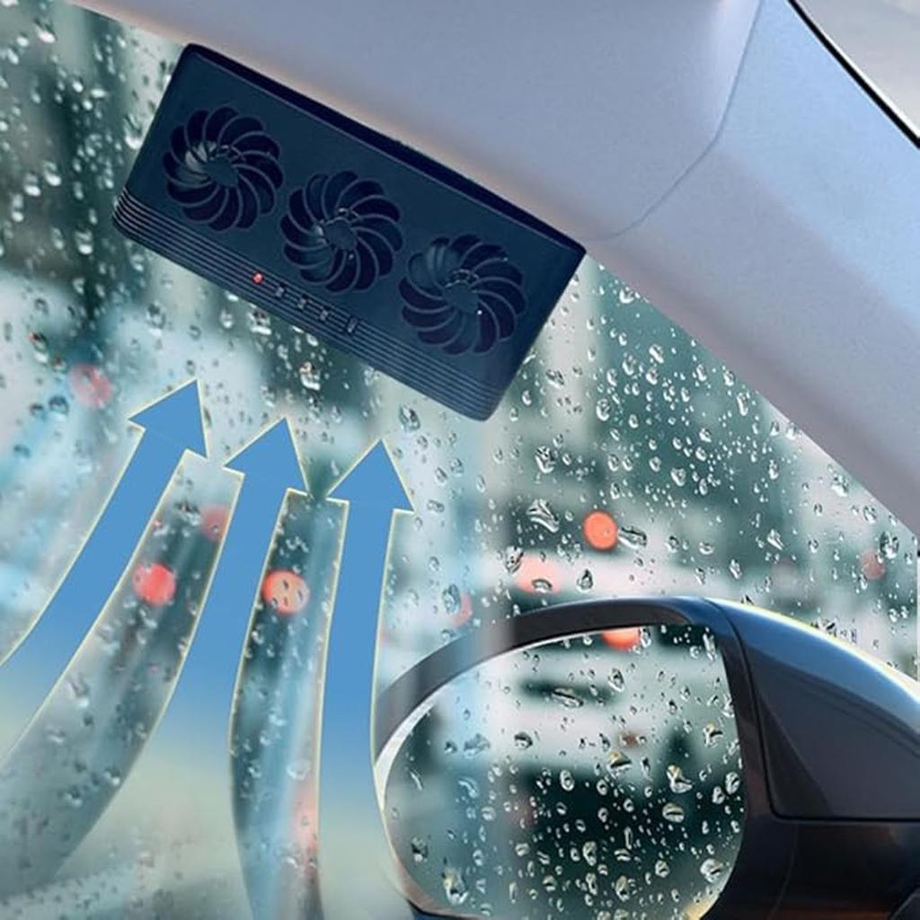 Car Solar Powered Exhaust Fan, Solar Power Car Exhaust Fan W/3 , Car Solar Powered Exhaust Fan, Window Mount Car Radiator Fan For Car,