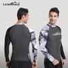 Herren UV-Schutz Rash Guard Langarm Tauchanzug Schnorcheln Surfen Schwimmen Sommer Wassersport