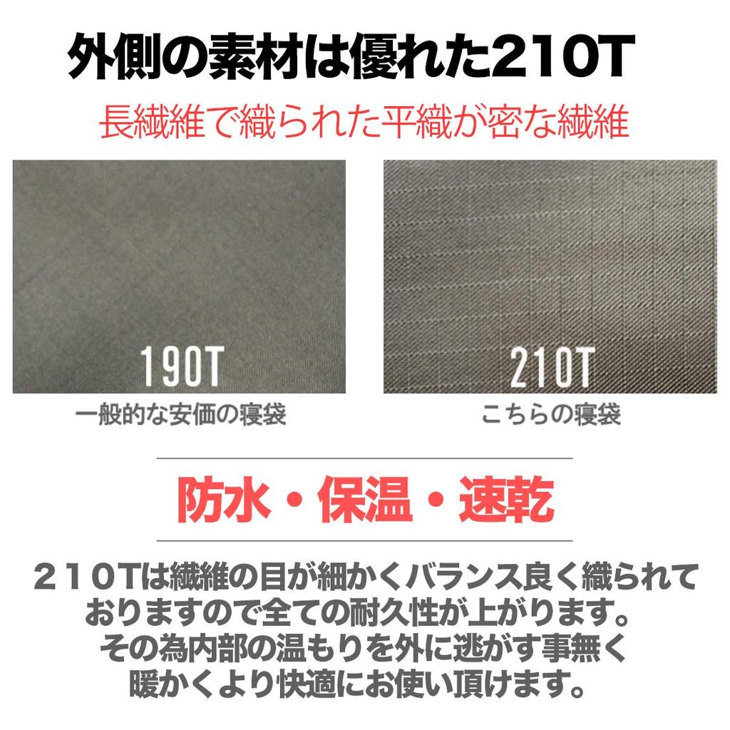 Sleeping All with Envelope Limit Temperature Disaster Prevention Cold Protection Bag, Seasons, Compact, Pillow, Type, -10℃, Goods, (Dark Green)