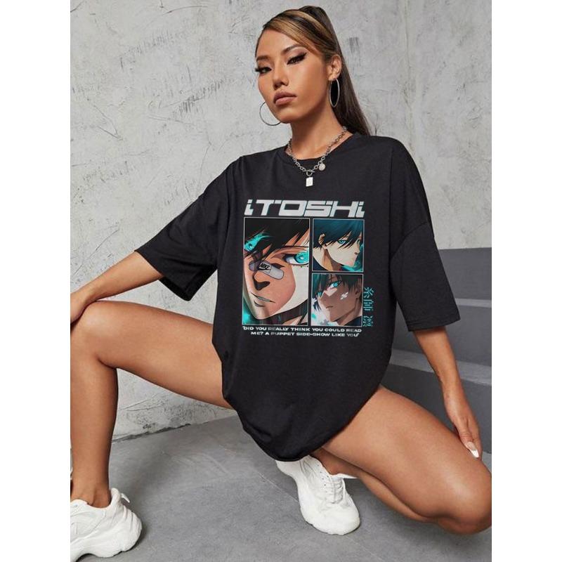 Anime BLUE LOCK Rin Itoshi T Shirt Harajuku Women Football Manga Graphic Streetwear Short Sleeve Cotton BLUE LOCK Female T-shirt