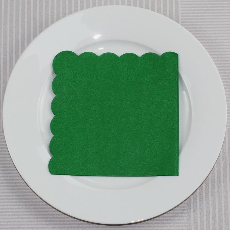 20pcs/pack 25x25cm Solid Color Lace Paper Disposable Napkins Cocktail Dinner Wedding Birthday Xmas Party Decoration
