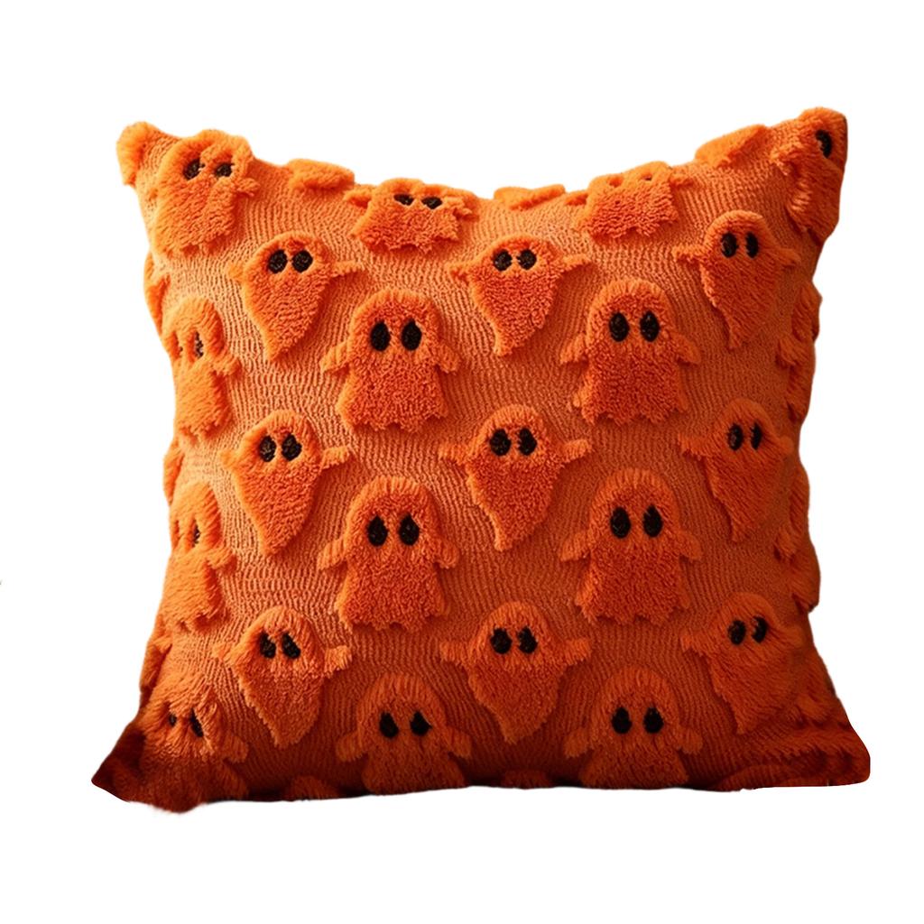 Halloween Pumpkin Square Throw Cover 4545cm Decorative Cushion Case Without Insert