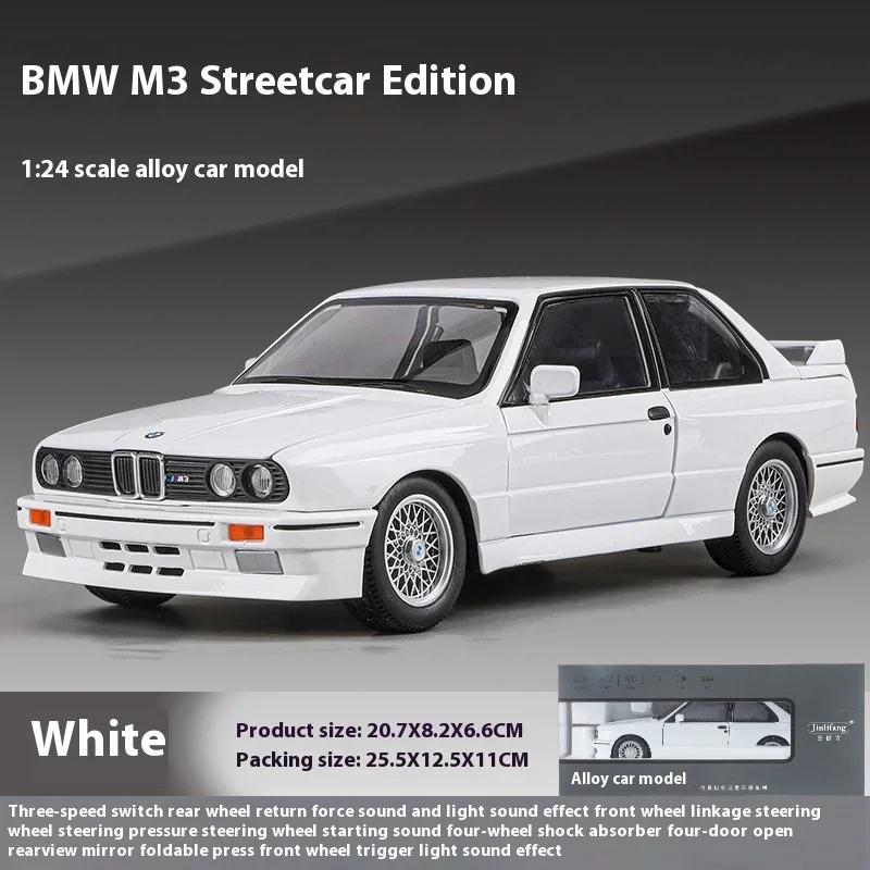 1:24 1988 M3 E30 Modified Classic Racing Vehicle Alloy Diecast Painting Model Car Private Collectibles Goods For Wholesale F