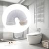 Tubo di scarico retrattile estensibile per WC 250 mm-500 mm Tubo flessibile in PVC resistente Spostamento domestico