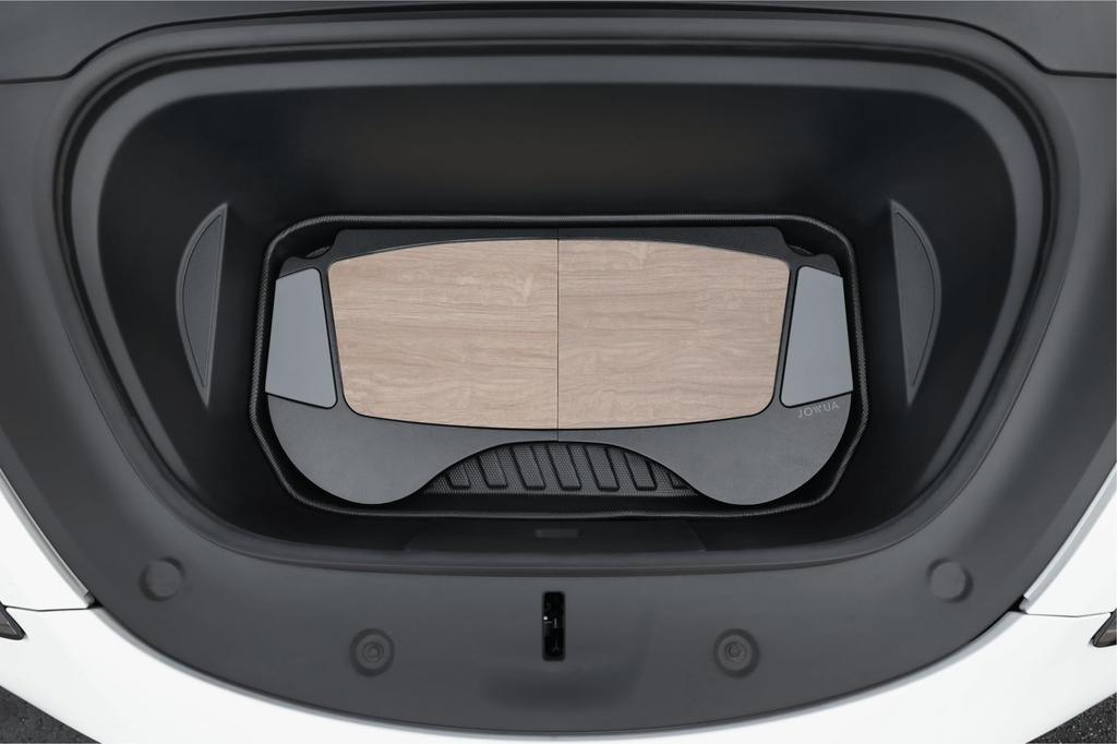 Jowua Foldable Car Tray for Tesla Model 3 Y/X/Model S, Premium Material, Fits Model 3/Y Front Trunk