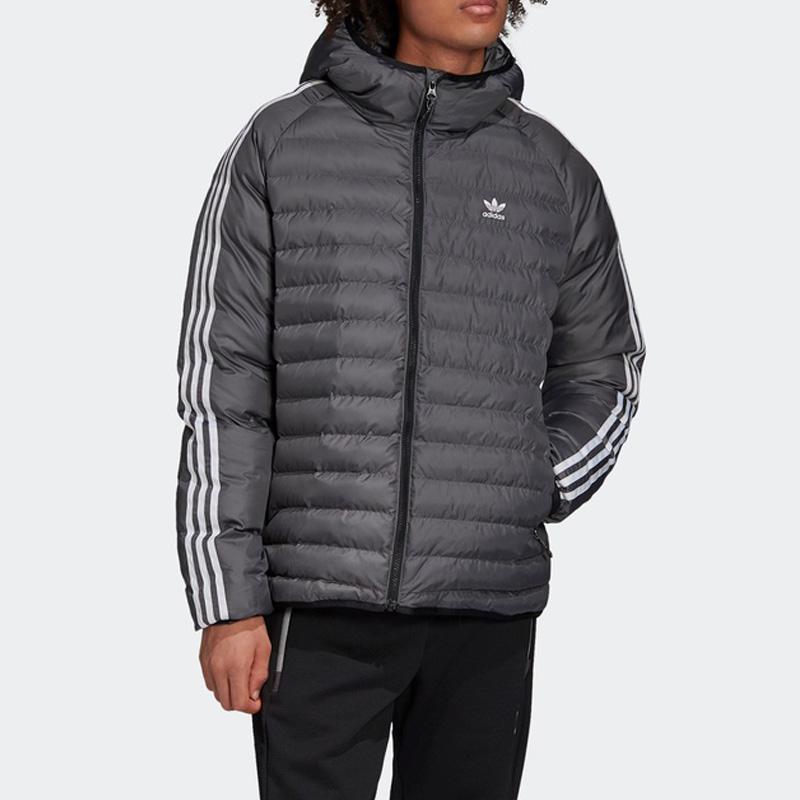 Adidas Originals Short Padded Jacket Winter Men Jackets Gray FN0929