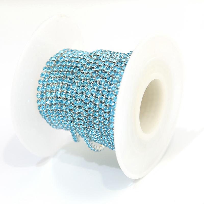 Crystal Rhinestone Chain, Glass Dense Claw Chain, Clothing Accessories Diy Wedding Accessories, Decorative Accessories