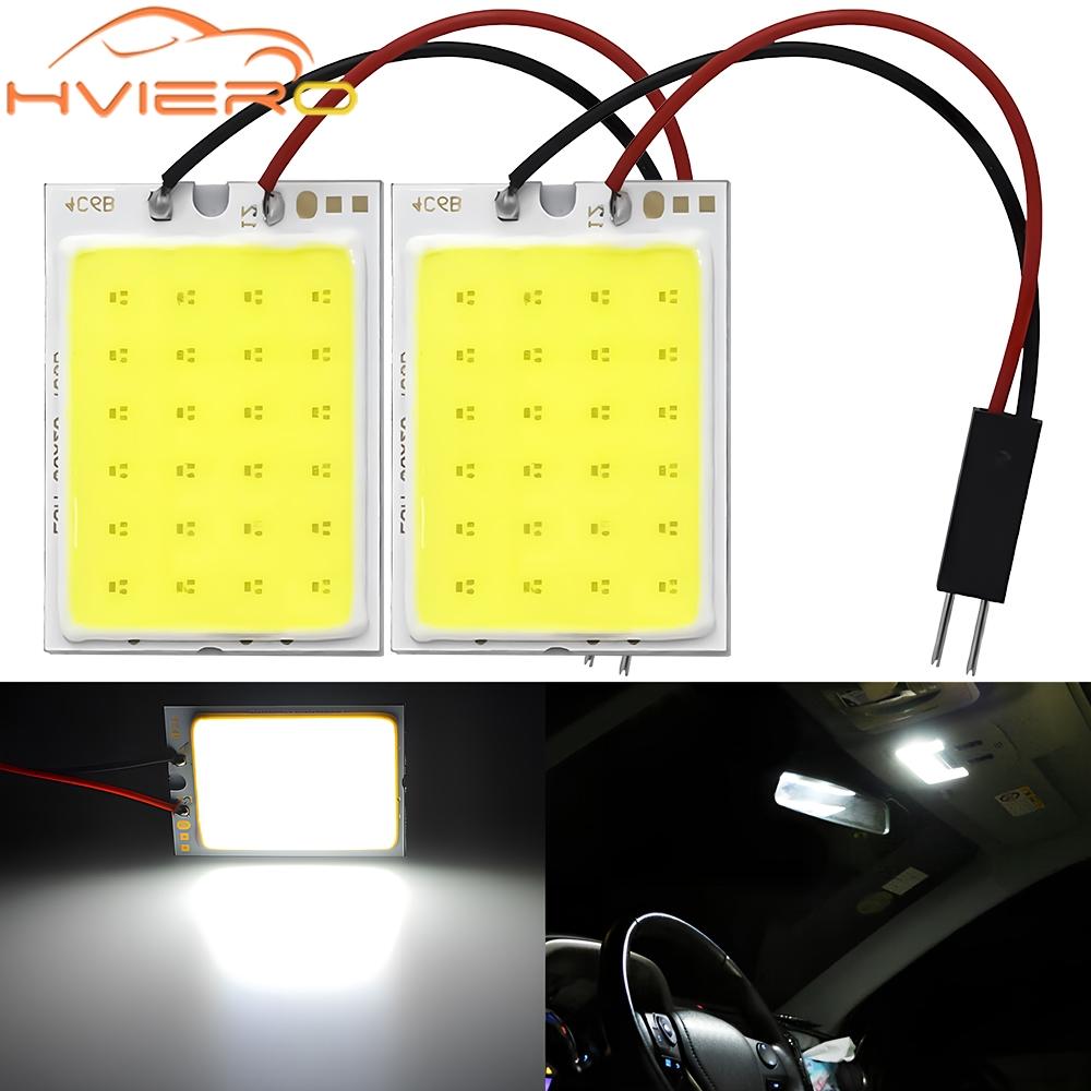 T10 Cob 24 SMD 36 SMD 48SMD Auto Led Fahrzeug Panel Lampen Auto Innen Leselampe Lampe Licht Dome Girlande