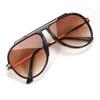 Personalized box sunglasses, new European and American retro fashion trendy driving UV-proof sunglasses