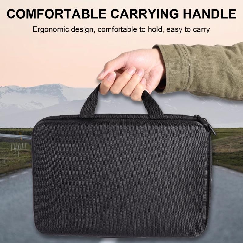 Waterproof Carrying Case for SJ4000 Storage Bag AntiCollision EVA Interior, Fit Selfie Stick Accessories Storage