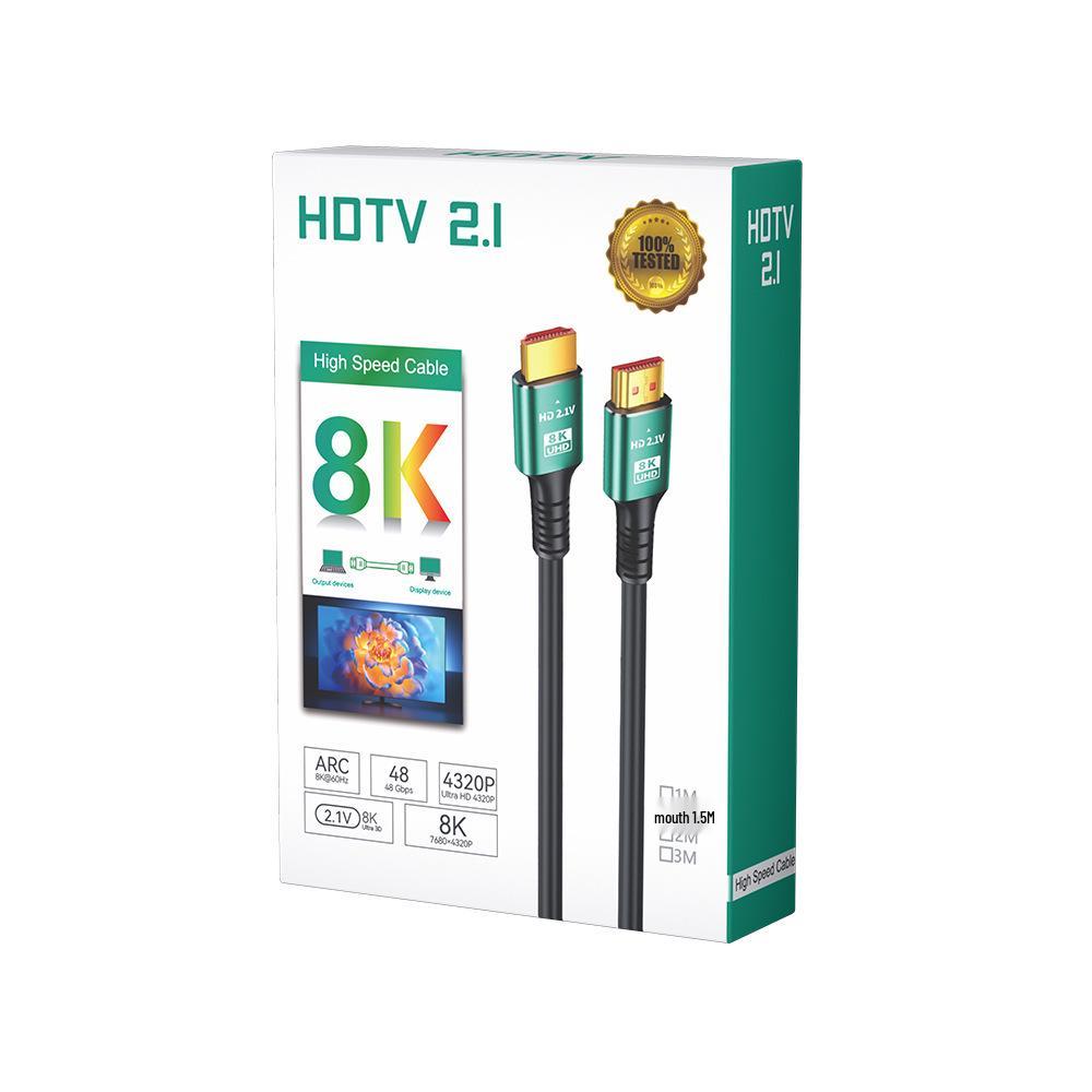 

Кабель HDMI 2.1 8K для телевізора, комп ютера, PS5, проектора 2m