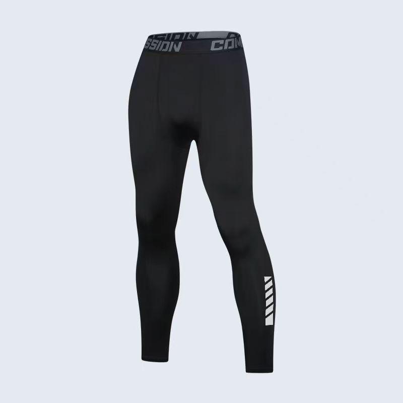 Ensemble Thermique de Compression Hivernal: Couche de base hautement élastique, à séchage rapide et chaude pour le sport et le fitness