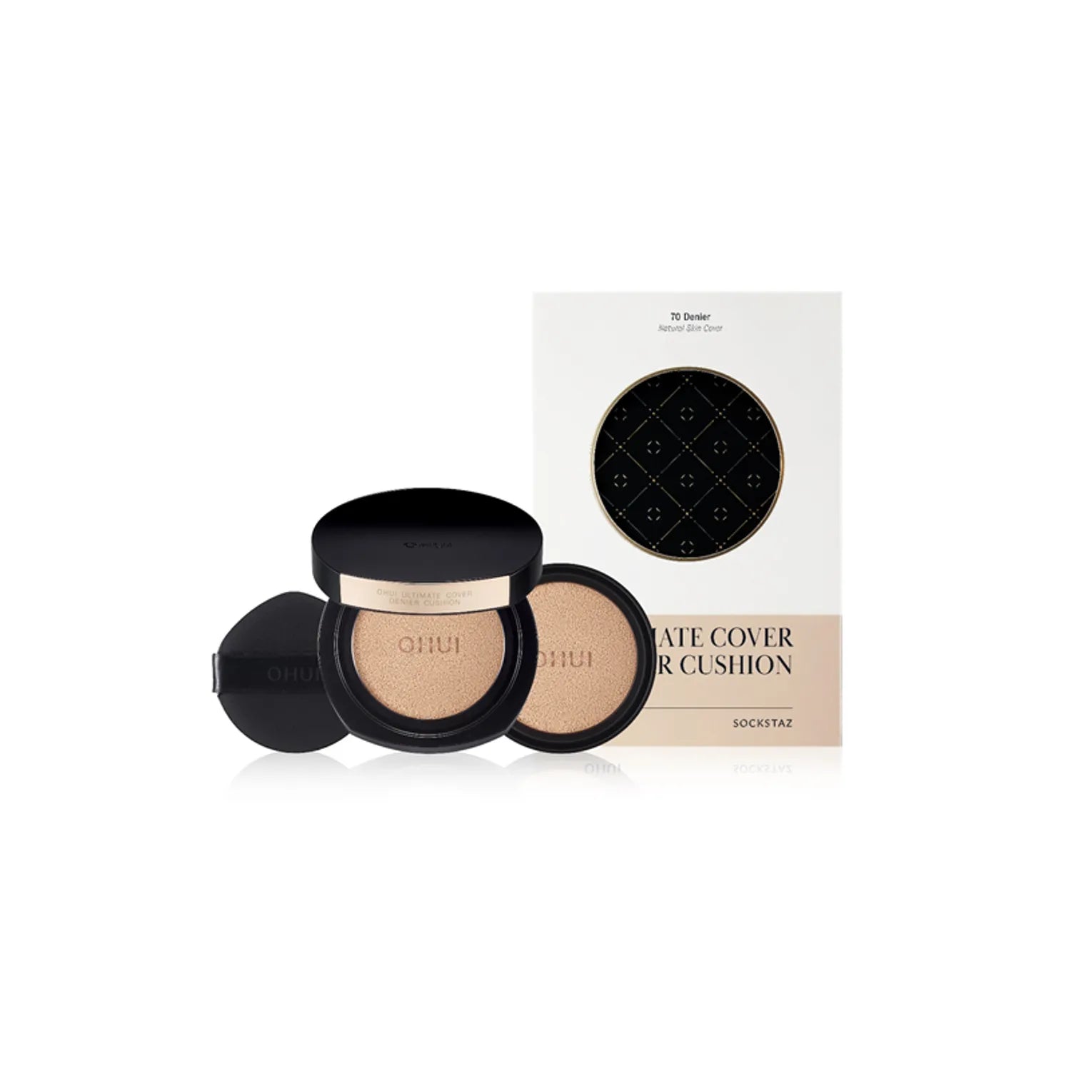 O HUI Ultimate Cover Denier Cushion(Refill Included) (9 Shades) (Main+Refill)