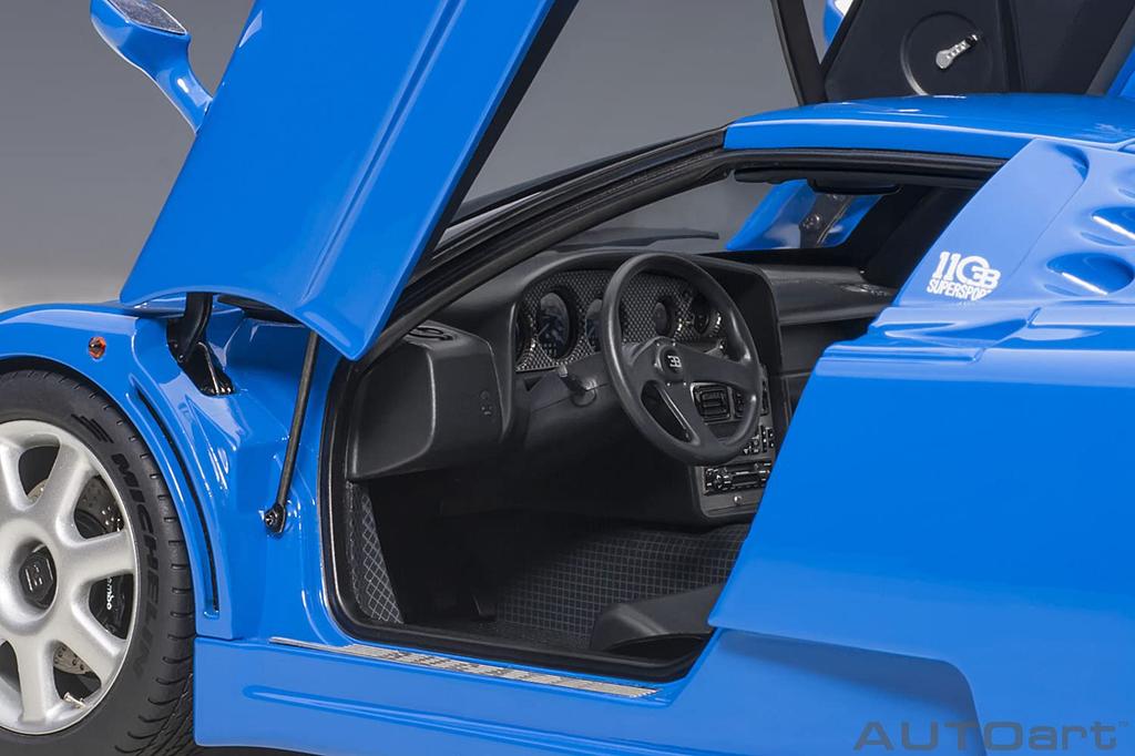 AUTOart Bugatti EB110 SS French Blue Ferdigprodukt 70917 1/18