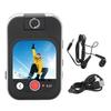 HD Action Camera with MP3 MP4 Player Back Clamp Multifunctional Loop Recording Rechargeable Sports Camera for Outdoor