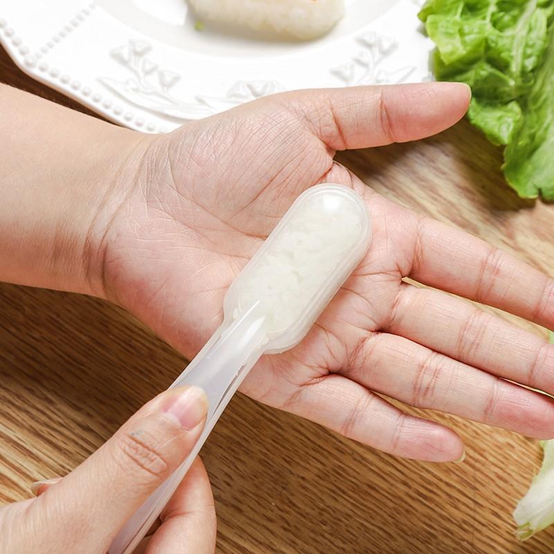 

6Pcs Commercial Baby Japanese Cuisine Rice Warship Baking Tool DIY Hand Held Sushi Mold Making Single Warship Rice Ball Mold