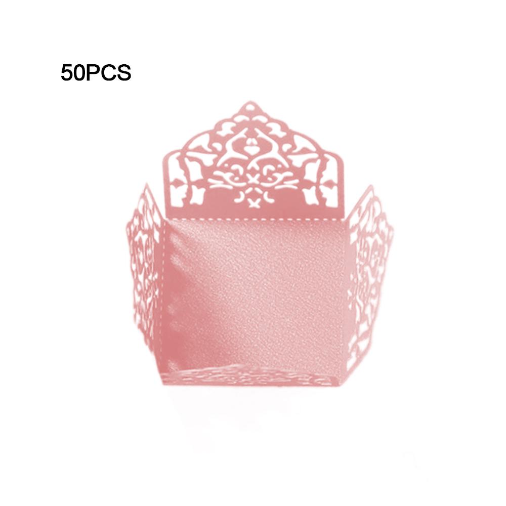 

50 шт. Бумажные обертки для шоколада с цветами, коробка для конфет, батончик, свадебные сувениры и подарки, товары для вечеринок, товары для дня рождения, свадебные товары розовый