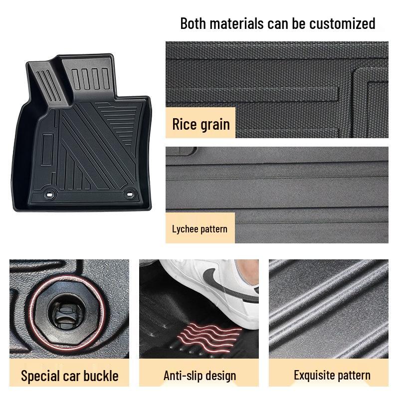 2024 Toyota Camry TPE Eco-Friendly Floor & Trunk Mats for Left/Right-Hand Drive Cars