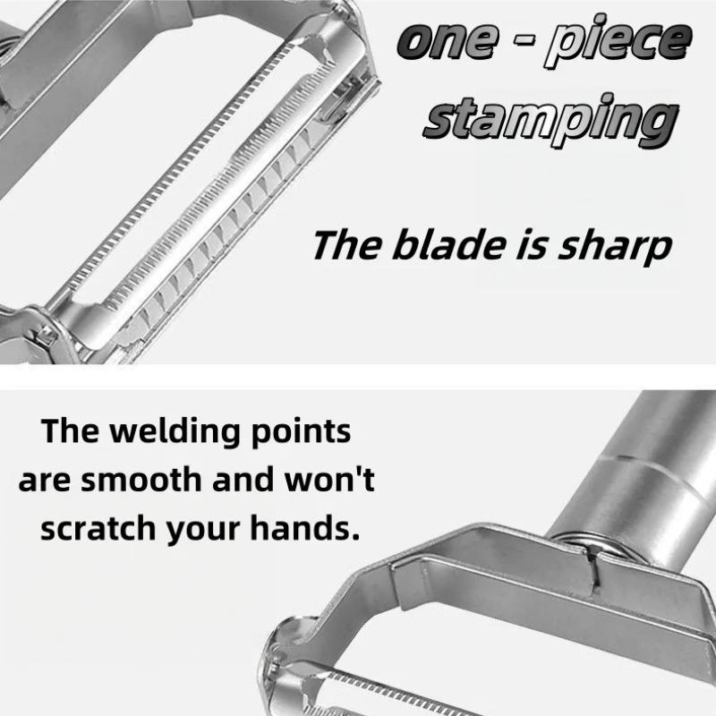 Stainless Steel Peeler Melon Potato Carrot Cucumber Multifunctional Fruit and Vegetable Tools Household Kitchen Tools Shredder