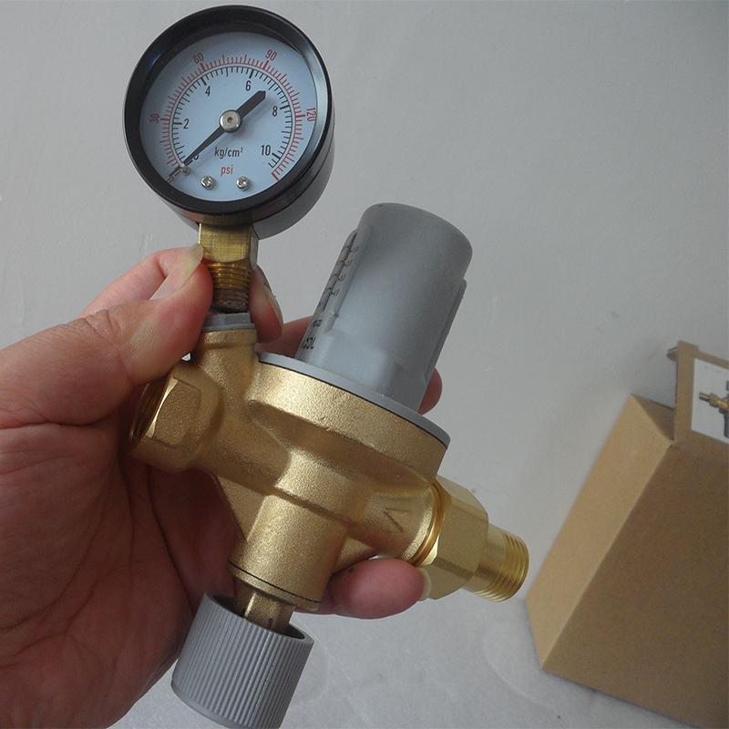 1/2" Automatic Water Filling Valve Observing the water-pressure Filling water valve with pressure gauge Pressure reducing valve