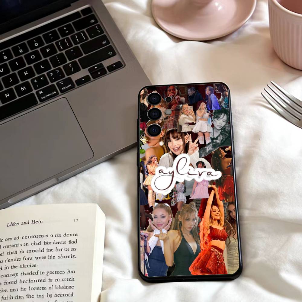 

Singer A-Ayliva wallpaper Phone Case For Samsung S25,24,23,22,30,21,10,9,Ultra,Plus,Lite,FE,4,5 G Soft Black Case Samsung S205G