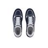 Emporio Armani EA7 Leather Low-Top Sneakers With Eagle Logo Unisex Sneakers Navy-Blue 7X000405AF19826MZ069