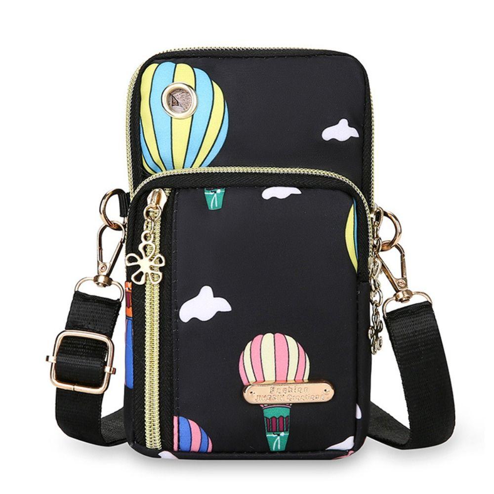 

Multi-layer Mini Phone Bag Oxford Sports Arm Bags Portable Travel Crossbody Bag 1