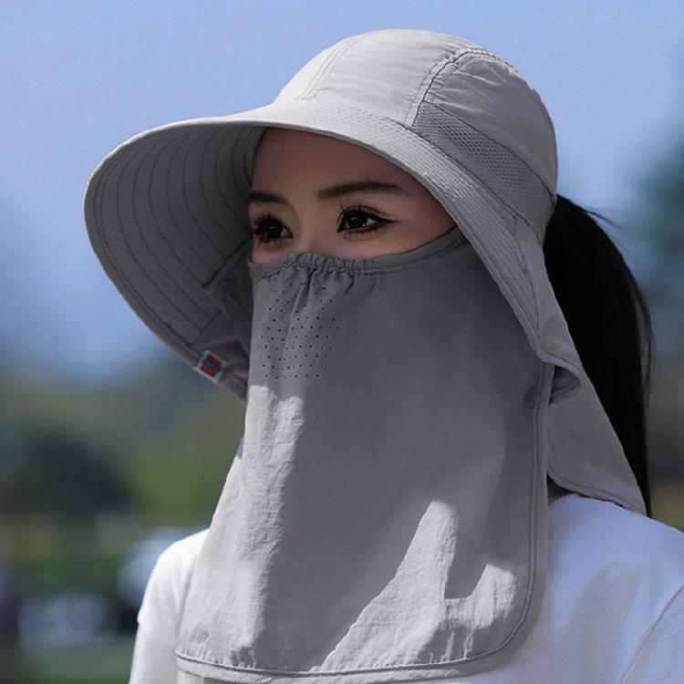 Wide Brims Sun Hat Sun Protective Face Covers Hat for Women Fishing Cycling