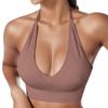 Moda Donna Casual Tinta Unita Spalla Intimo Reggiseno Comodo