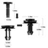 Front Air Deflector Fixing Clip for GM Chevrolet - Part No. 15733971