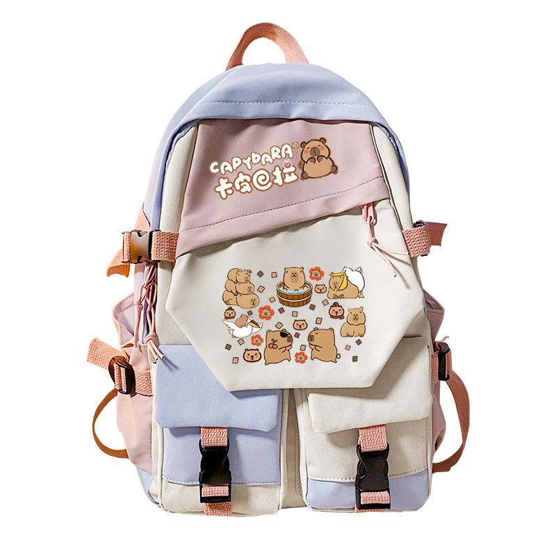Trend Cartoon Surrounding Cute Children'S Light Casual Backpack Large Capacity Student Schoolbag