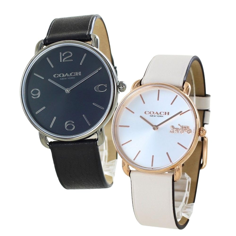 

Коробка для зберігання парних годинників Пара годинників Elliott Slim Thin Leather Strap Black Ivory 1460264514504380 [Coach] Чоловічі Жіночі [Елемент]