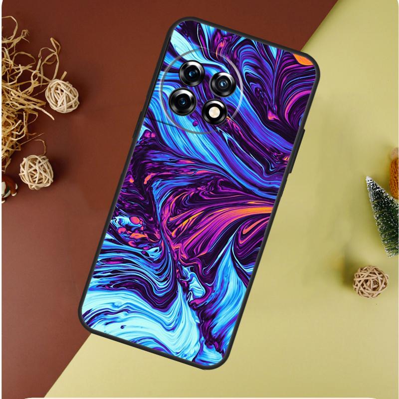 Psychedelic trippy abstract art For OnePlus 13 13R 12 12R 11 9 10 Pro 8T 9RT 10T 10R Nord 4 CE 2 3 Lite N20 N30 Phone Case