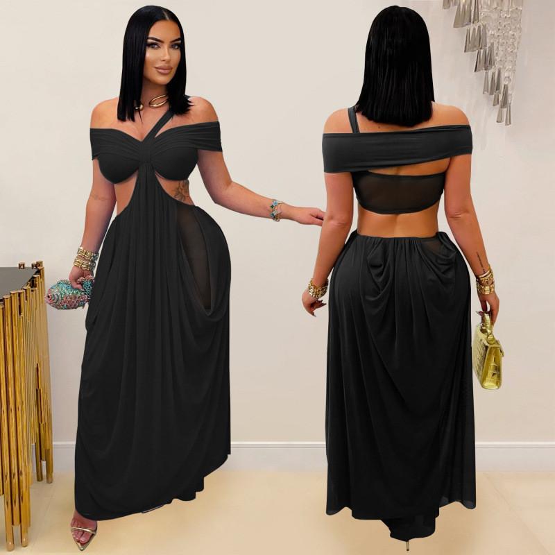 Summer Womens Elegant Sheer Mesh Bodycon Dress For Party And Casual Wear