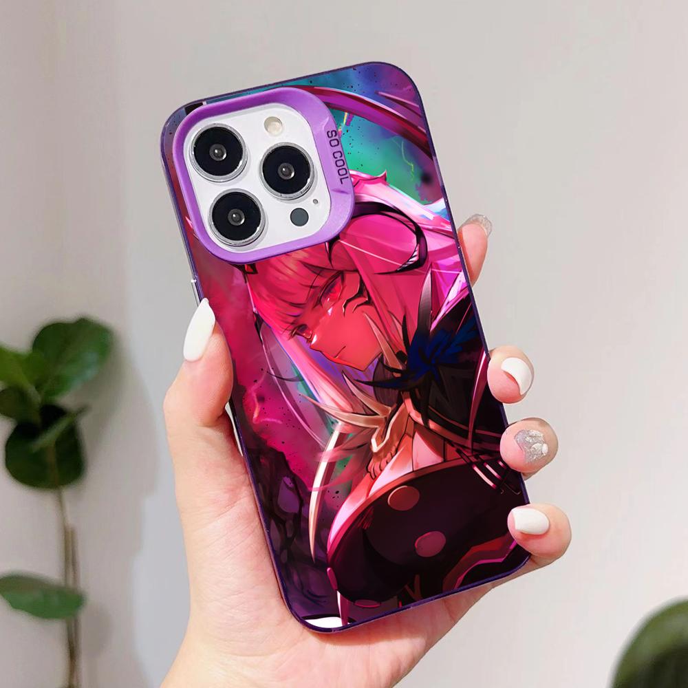 Holo Mori Calliope Purple Translucent Mobile Phone Case for iPhone 17 16 15 14 13 12 11 X XR XS Air Pro Max Plus Colorful Cover